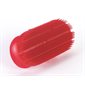 Plastic curry comb red