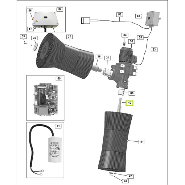 Parts for Duo cow brush