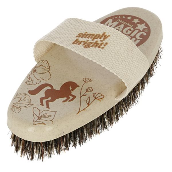 MagicBrush natural bristles brush with band 14 cm x 7 cm