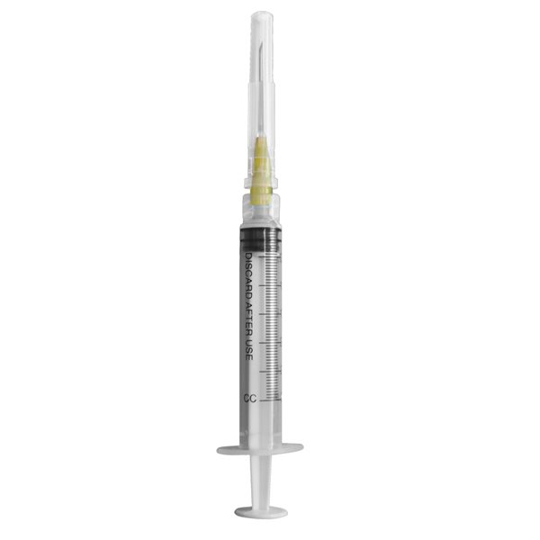 IDEAL 3 ml LL disposable syringes & 18 g x 1.5" box / 100