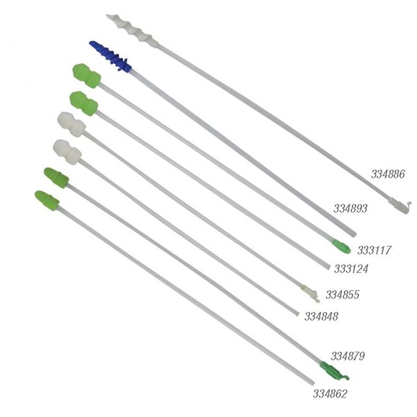 White sow foam catheter with handle and plug pk / 5