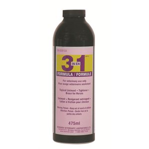 3in1 topical liniment and tightner for horses 475 ml