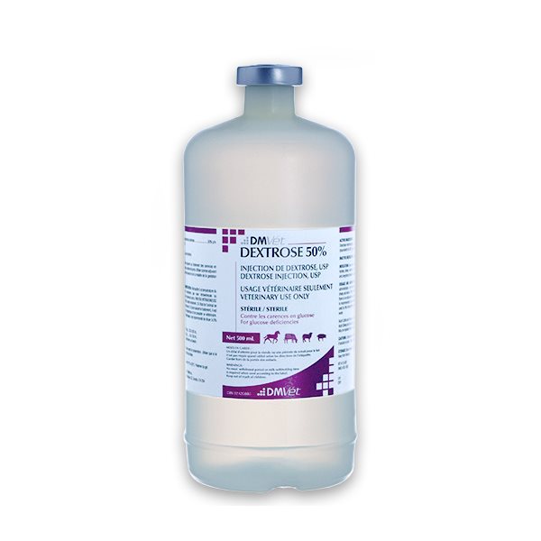 DMVet Dextrose 50%, dextrose injection USP 500 ml