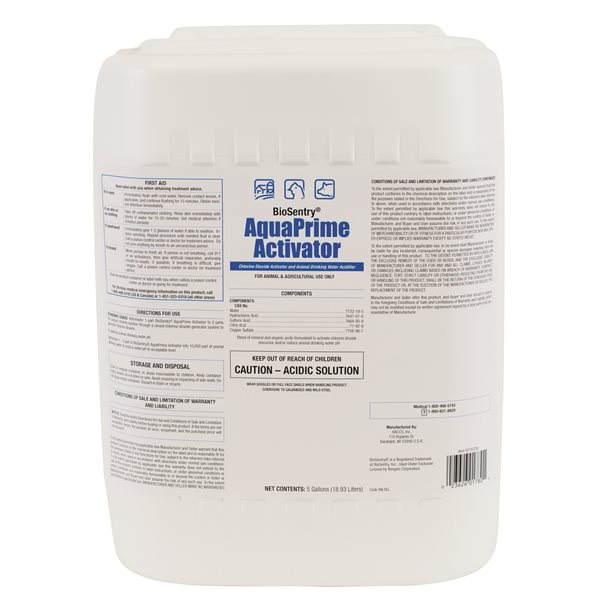 AquaPrime Chlorine Dioxide Activator 18.9 L