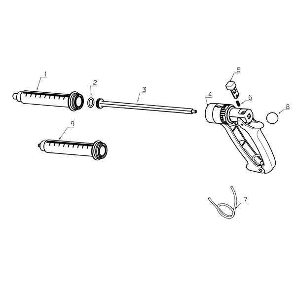 HSW Multi-Matic 25 ml cylindre de plastique