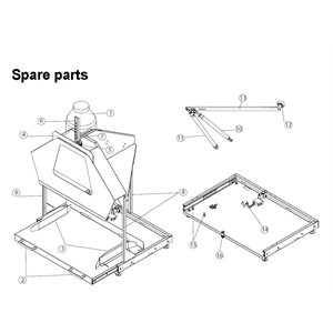 Pièces pour cabinet de vaporisation HSW8300048266