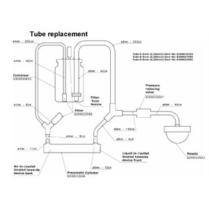 Pièces pour cabinet vaporisateur HSW8300048266