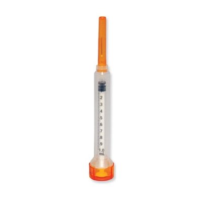 IDEAL 1ml LS disposable Syringes & 25 g x 5 / 8 box / 100