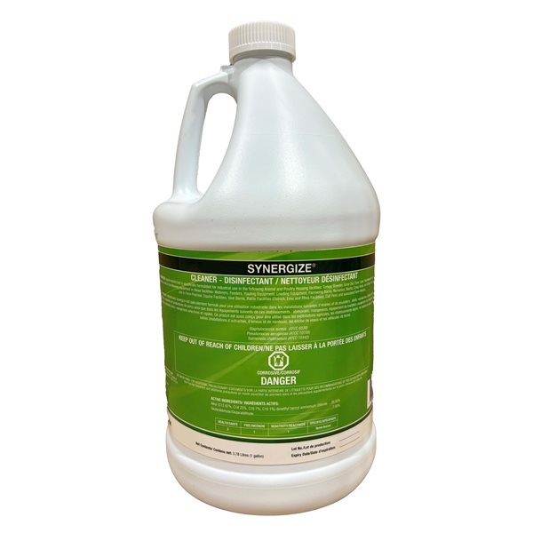 Synergize multi-purpose disinfectant-cleaner 3.8 L