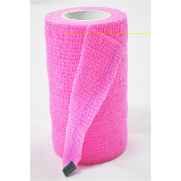 SyrFlex cohesive bandages 4'' pink box / 18