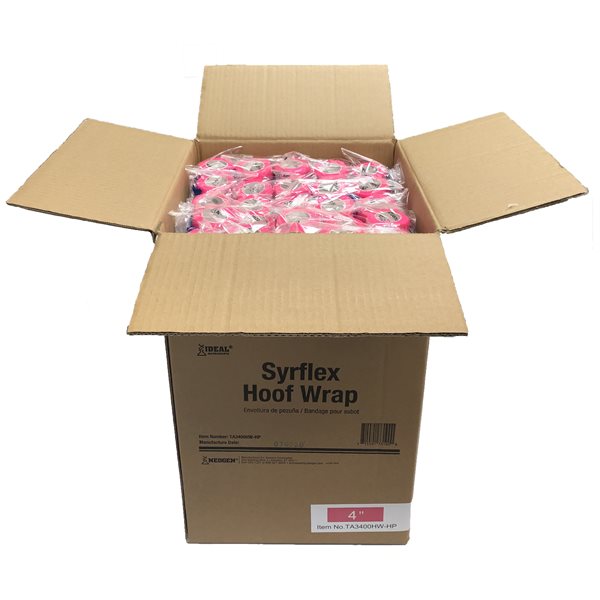 SyrFlex hoof wrap 4'' pink box / 100