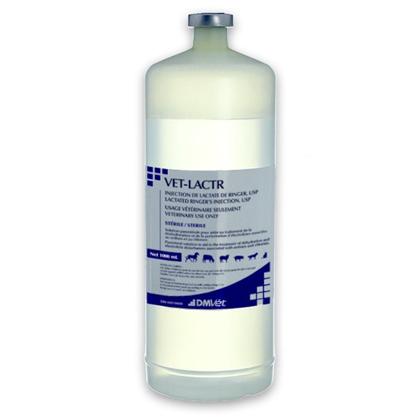 DMVet VET-LACTR lactate Ringer's injection USP 1000 ml