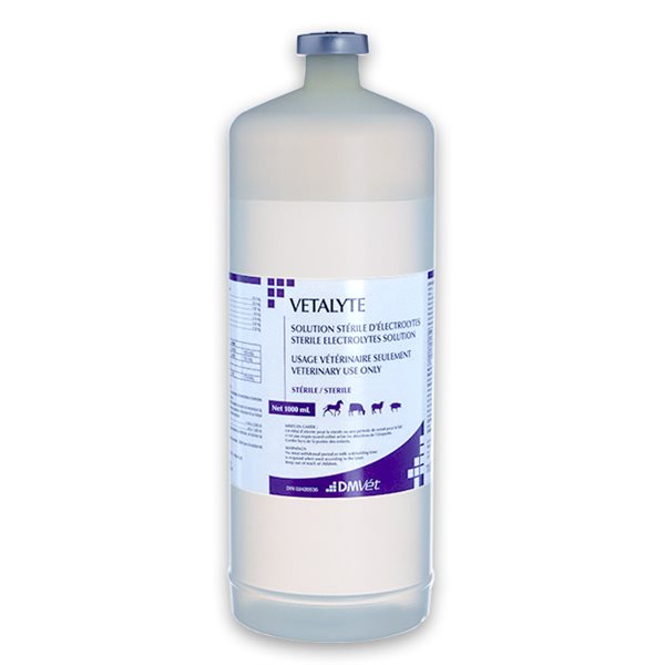 DMVet Vetalyte sterile electrolytes solution 1000 ml